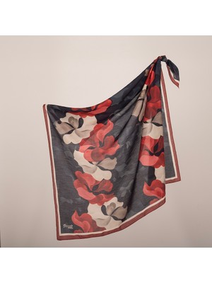Piramit Coolness Viscon Eşarp | Floral Akış