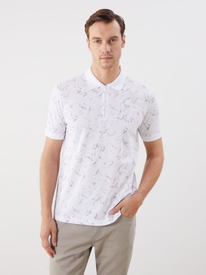 Lc Waikiki Yeni Sezon Polo Yaka Desenli Pike Erkek Tişört