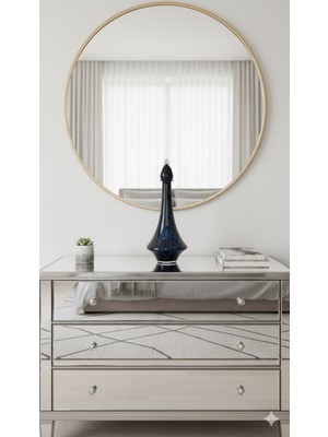 sembol Nıvon Blue Cam Vazo 18X18X47 cm