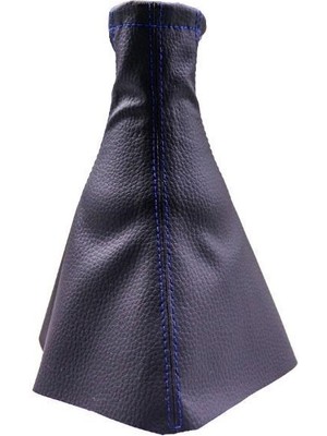 urfakent bilişim ve medya danışmanlık Tüm Araçlara Uyumlu Vites Körüğü Siyah Deri Mavi Dikiş