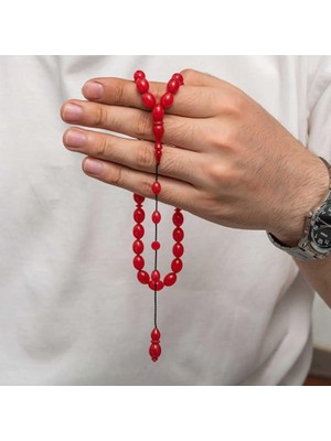 Inure Jewelry Sıkma Kehribar Tesbih