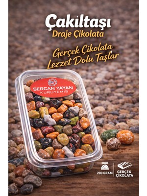Turna Shopping Center Renkli Çakıl Taşı Draje Çikolata 200 gr