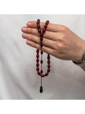 Inure Jewelry Sıkma Kehribar Tesbih