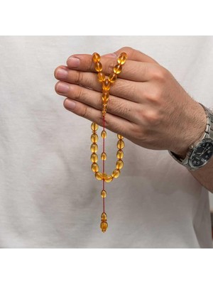 Inure Jewelry Sıkma Kehribar Tesbih