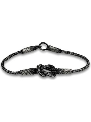 Inure Jewelry Gümüş Kazaziye Düğüm Bileklik