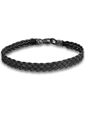 Inure Jewelry Gümüş Kazaziye Örgü Bileklik
