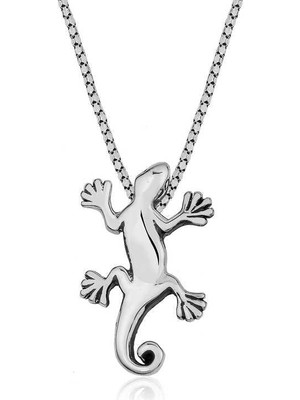 Inure Jewelry Gümüş Kertenkele Kolye