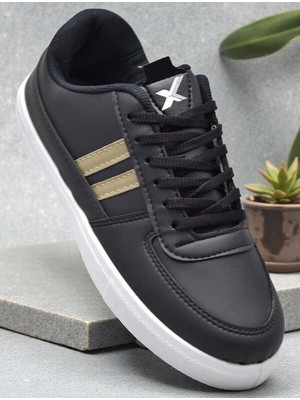 Ispartalılar 038 Rahat Taban Günlük Unisex Siyah Erkek Spor Ayakkabı