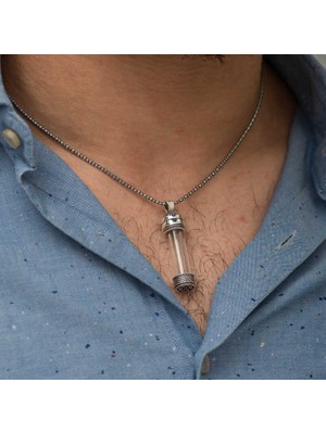 Inure Jewelry Gümüş Içi Açılabilen Muska Kabı Kolye