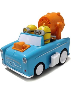 NessiWorld Minion Dönen Sesli ve Işıklı Arabalı Figür