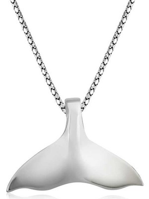 Inure Jewelry Gümüş Balık Kuyruğu Kolye