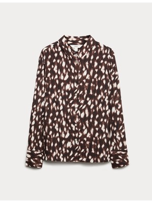 Marks & Spencer Desenli Kadın Gömlek