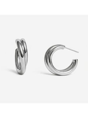 Venüs Design Çelik 2 Halka Küpe