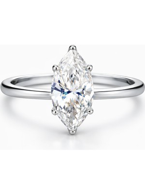 Venüs Design Çelik Tek Taş Yüzük (Ayarlanabilirdir)