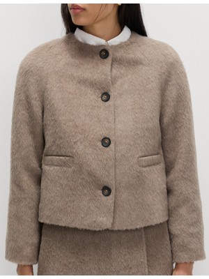 Marks & Spencer Yün Karışımlı Kadın Ceket