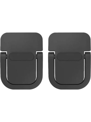 Brf 2 Adet Yapışkanlı Katlanılabilir Laptop Standı Portatif Bilgisayar Laptop Stand Ayagi Siyah