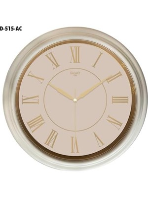 Brf Premium Serisi Klasik Tasarım Sessiz Mekanizma Latin Rakamlı 55 cm Duvar Saati Ceviz