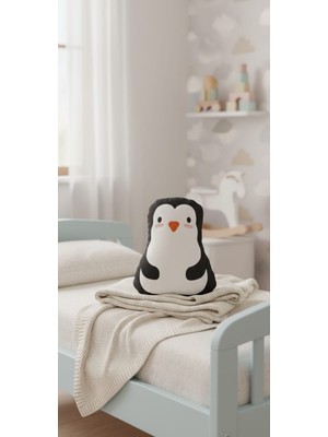 Sevimli Peluş Penguen Yastık Uyku Arkadaşı