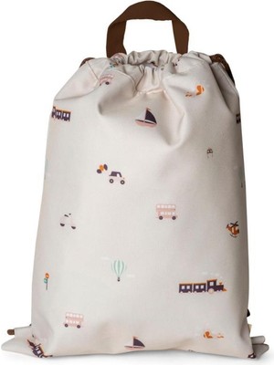 Citron Su Geçirmez Büzgülü Çocuk Sırt Çantası - Vehicles