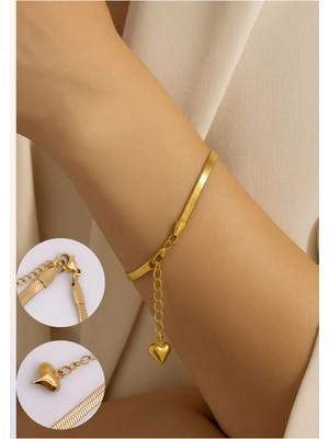 Normadia Şık ve Ayarlanabilir Kadın Çelik Bileklik, Zarif Tasarım ve Dayanıklılık