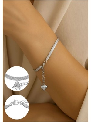 Normadia Kadın Için Yüksek Kaliteli Çelik Ayarlanabilir Bileklik, Şık ve Zarif Tasarım