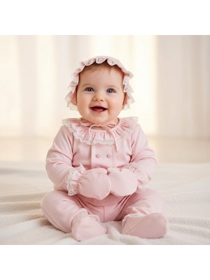 Milays 0-3 Ay Kız Bebeklere Organik Pamuk Premium Kalite ''elegant '' 10 Lu Takım