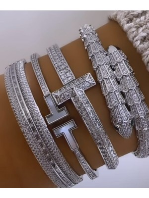 Normadia Full Taşlı Güçlü Çelik T Kelepçe, Sağlam ve Dayanıklı Tasarım