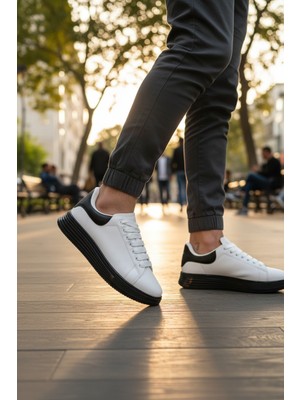 Enoch Ortopedik Şeffaf Tabanlı Sportif Ayakkabı