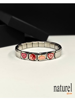 Normadia Şık ve Dayanıklı Paslanmaz Çelik Charm Bileklik, Unisex Tasarım