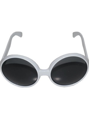 Buğz 80 Li Yıllar Beyaz Renk Nostalji Yeşilçam Parti Gözlüğü