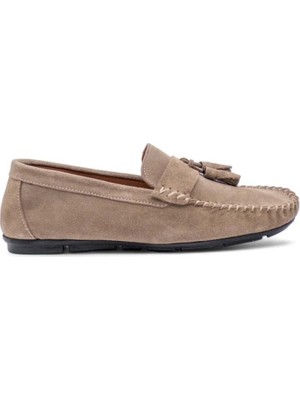 Pepita 4183 Püsküllü Ince Taban Loafer Deri Erkek Ayakkabı