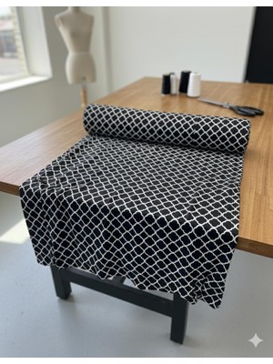 Voddi 1 Metre Baskılı Kumaş | Nevresimlik-Çarşaflık-Astarlık | EN:240 cm Ranforce (1 Metre) %70 Pamuk