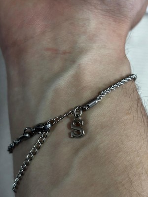 Normadia Parlak Çelik Burgu Unisex Bileklik, Şık ve Dayanıklı Tasarım