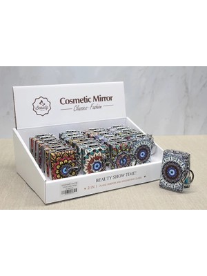 Buğz Taşlı El Aynası Anahtarlık ALK3766