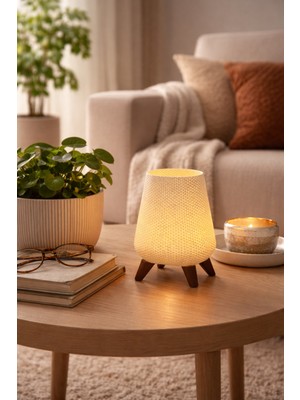 Miralux Pilli LED Mumlu Modern Dekoratif  Mini Masaüstü  Lambası | Sunumluk ve Masaüstü Dekoratif Işık