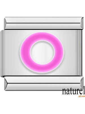 Normadia Şık Italyan Paslanmaz Çelik 9mm Charm, Zarif Takı Aksesuarı