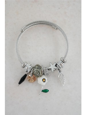 Normadia Renkli Çiçek Desenli Zarif Bileklik, Şıklık ve Stil Için Tavsiye