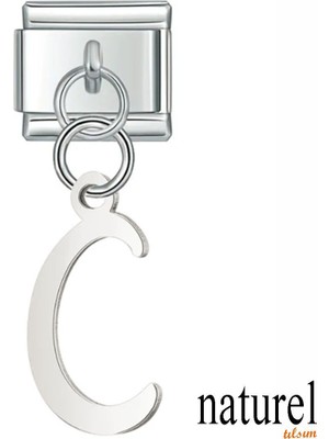 Normadia Paslanmaz Çelik 9mm Charm, Şık ve Dayanıklı Takı Aksesuarı