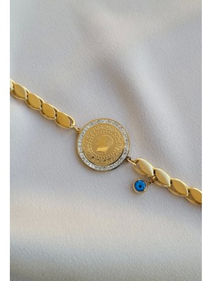 Normadia Şık Taşlı Çeyrek Arpa Bileklik, Zarif ve Modern Takı Tasarımı