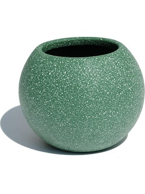 Hobi Tarım Beton Küre Saksı 30x27cm