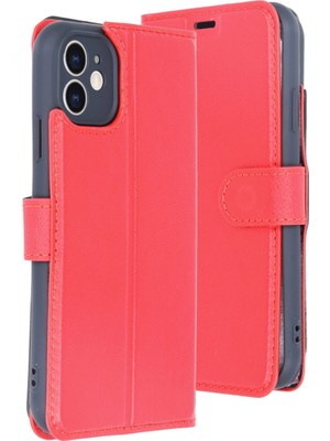 Alem Iphone 11 Kılıf Trend S Plus Kapaklı Kılıf - Kırmızı
