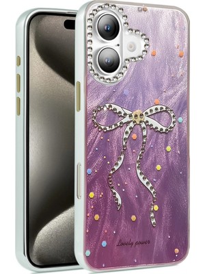 Alem Iphone 16 Kılıf Blade Aynalı Desenli Kapak - Desen 1