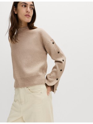 Marks & Spencer Soft Touch Düğme Detaylı Triko