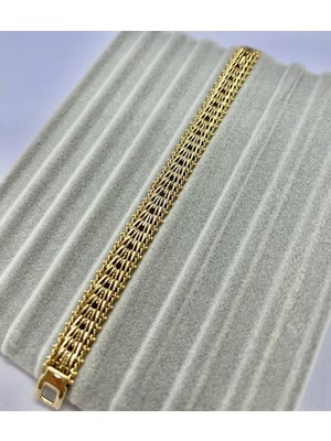 Normadia Şık 14 Ayar Kaplama Gold Bileklik, Zarif ve Dayanıklı Takı Seçeneği