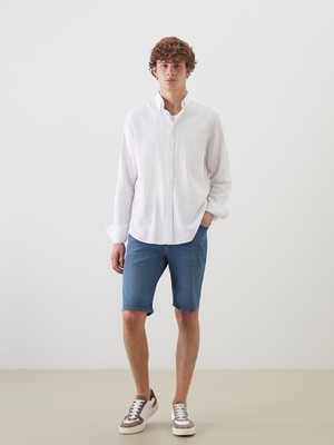 Lc Waikiki Yeni Sezon Slim Fit Erkek Jean Şort