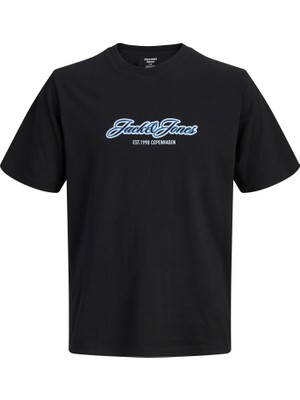 Jack & Jones Erkek Gögüs Logo Baskili Tisört - Catskill