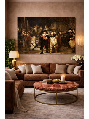 Artease Rembrandt Harmenszoon Gece Devriyesi (1642) Kanvas Tablo