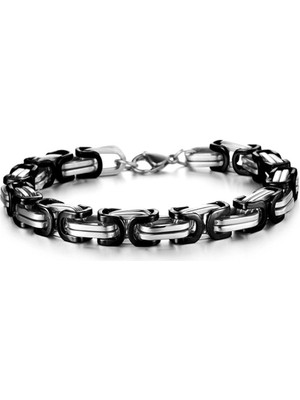 Normadia Gri Çelik Erkek Bileklik, Şık ve Dayanıklı Tasarım