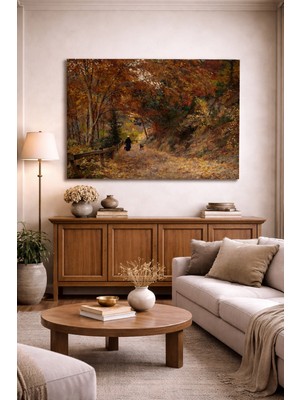 Artease Olga Wisinger-Florian Düşen Yapraklar (1899) Kanvas Tablo