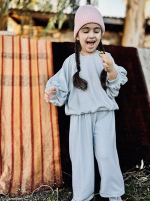 Pinklime Jr. Kız Çocuk Erkek Çocuk Extra Yumuşak Alt Üst Takım